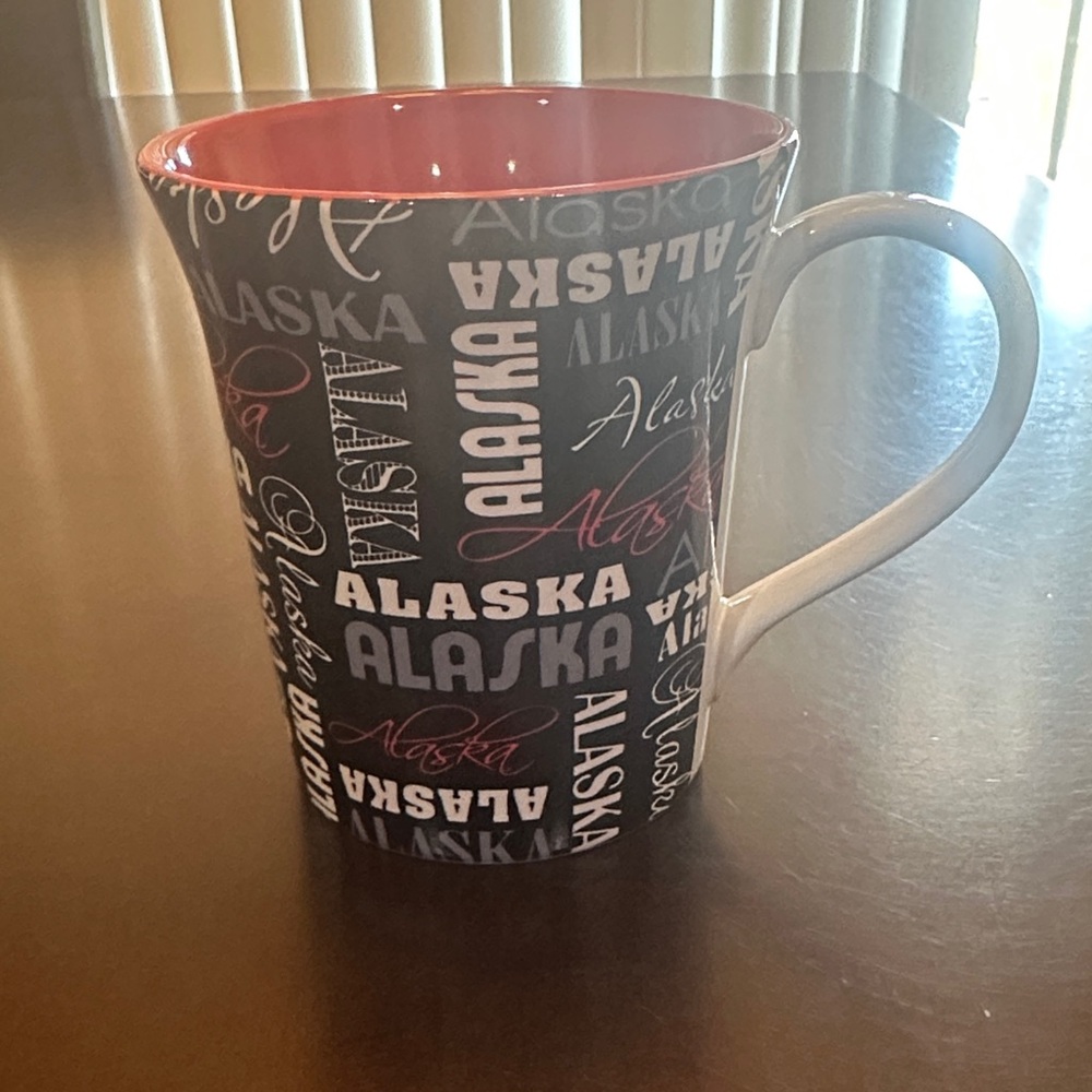 Alaska Themed Black and Red Mug